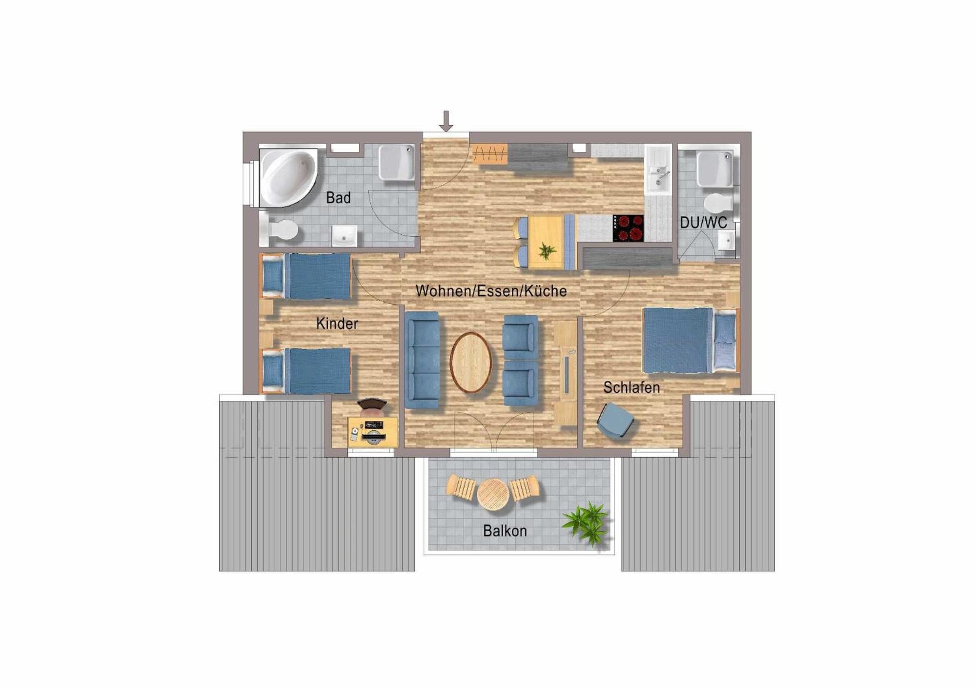 费尔德伯格H&P Touristik Residenz Grafenmatt Gra-3-1公寓 外观 照片